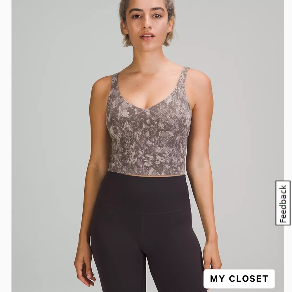 Lululemon Align Tank Top Hideaway Camo Lunar Rock Multi